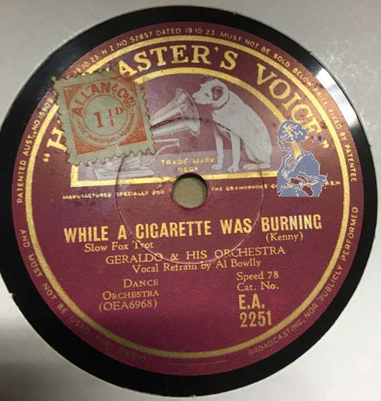 While A Cigarette Was Burning