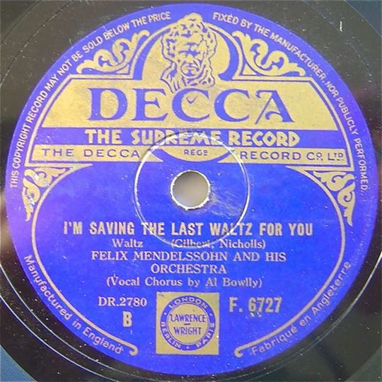 I'm Saving The Last Waltz For You