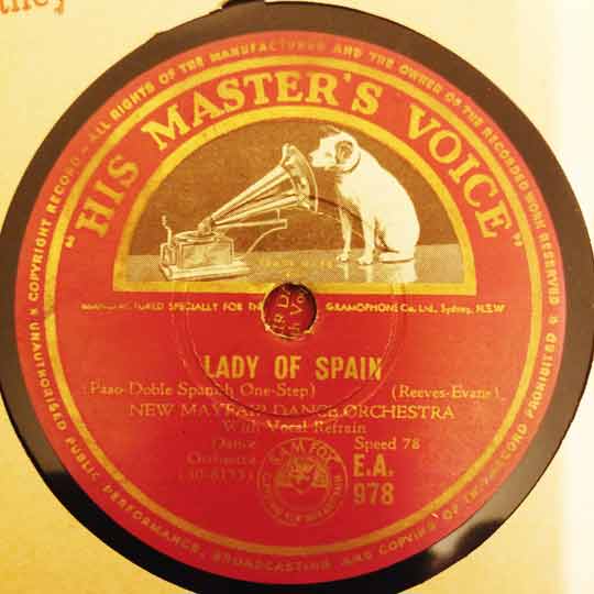 Lady Of Spain- Australian