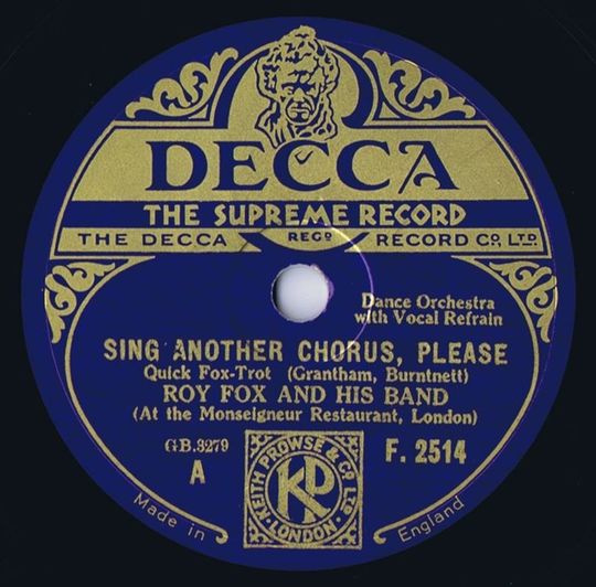 Sing Another Chorus, Please