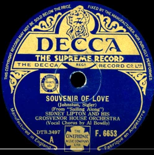 Souvenir Of Love